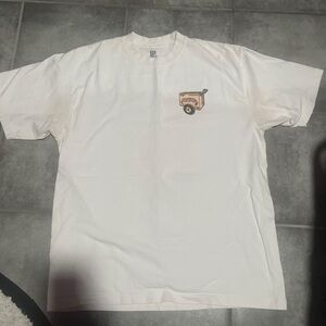 Zumiez White Tee with Cart Graphic
